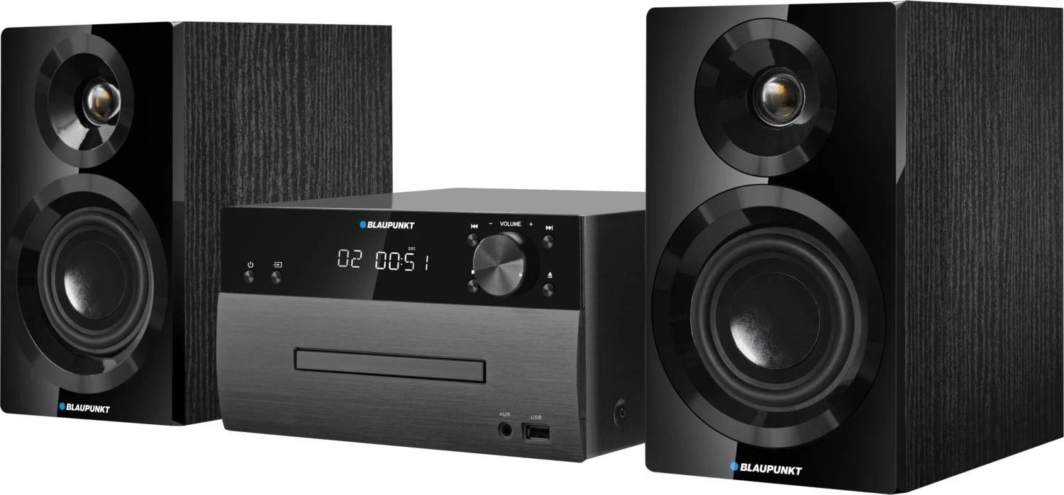 Sistemi Stereo Blaupunkt MS50BT, me Bluetooth, ngjyrë e zezë