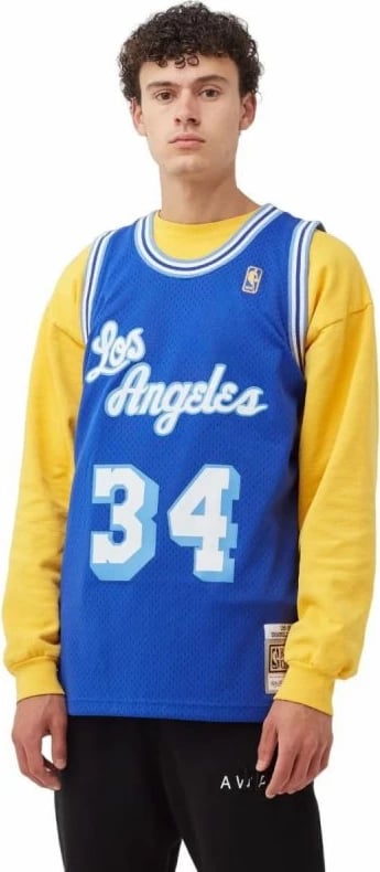 Fanellë basketbolli Mitchell & Ness për meshkuj, blu