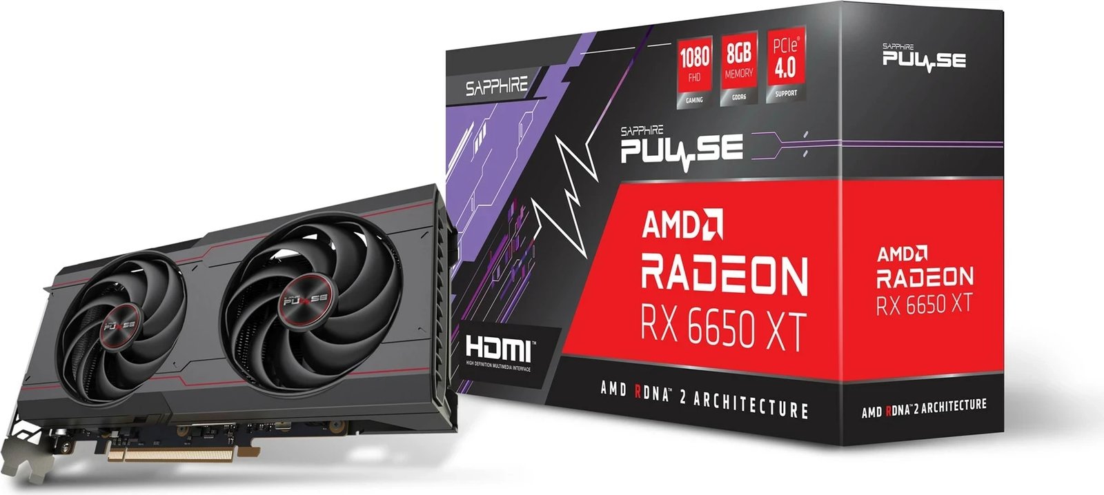 Kartë grafike Sapphire PULSE Radeon RX 6650 XT, 8 GB, e zezë