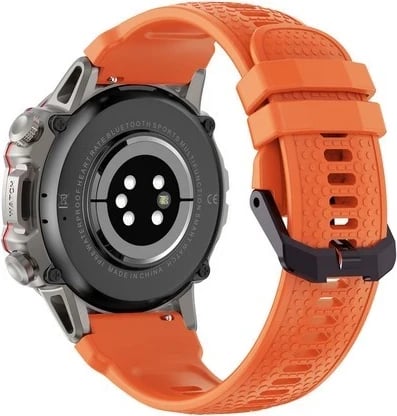 Smartwatch Kiano Watch Sport, e zezë dhe argjendtë