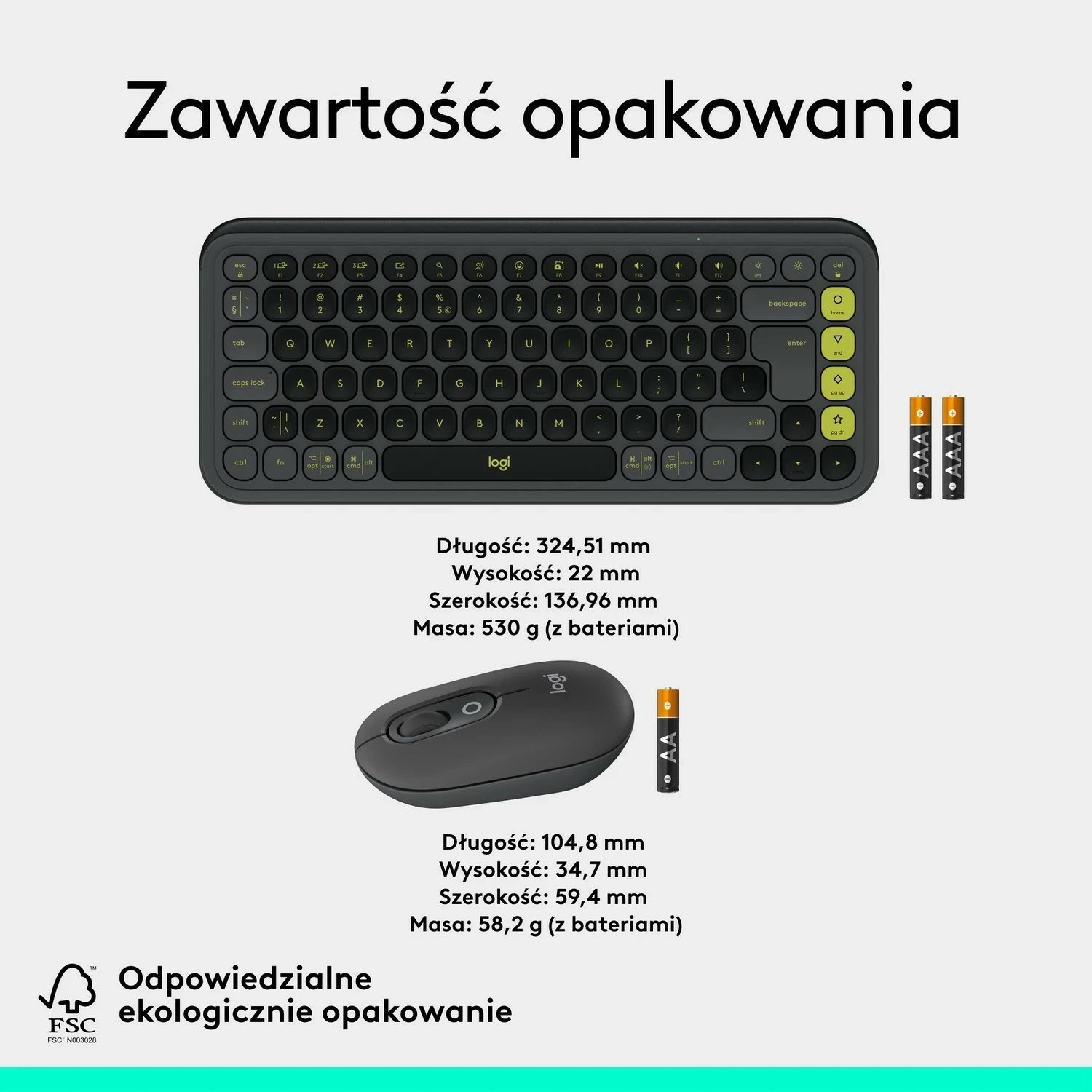 Set Tastierë dhe maus Logitech POP ICON Combo, hiri