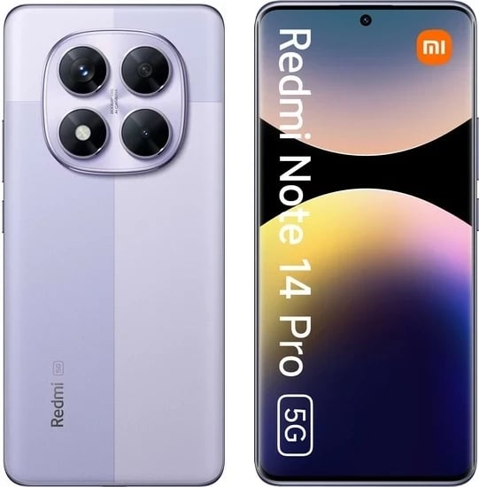 Celular Xiaomi Redmi Note 14 Pro, 6.67", 8+256GB, 5G, vjollcë
