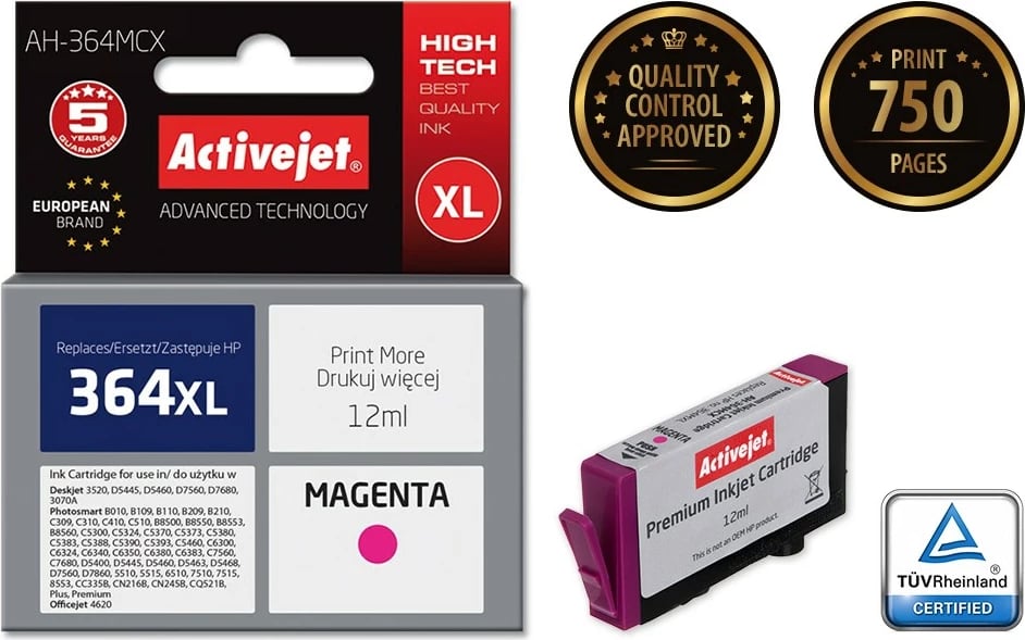 Toner zëvëndësues Activejet AH-364MC për printerët HP