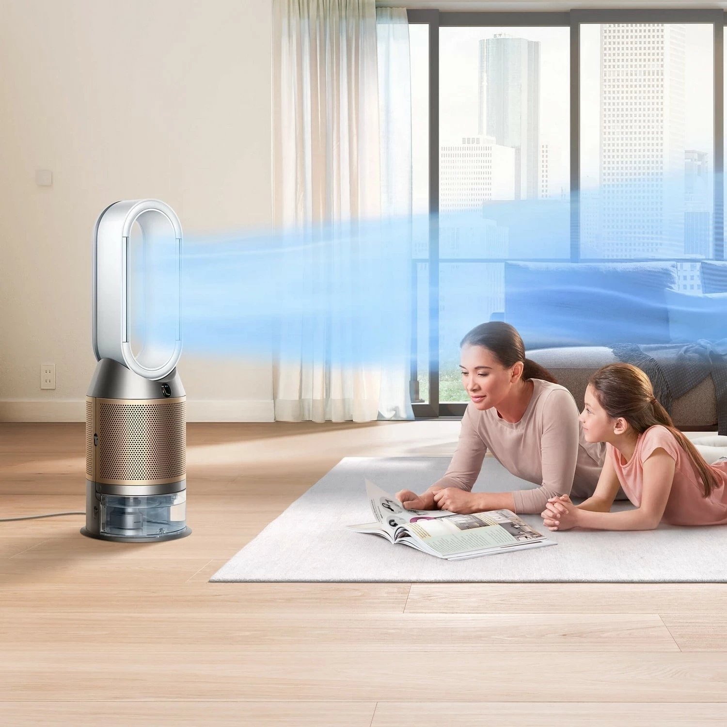 Pastrues ajri Dyson Purifier Humidify+Cool Formaldehyde PH04, i artë