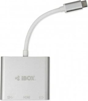 USB Hub iBox IUH3CFT1, 3.0, Type C, 5000 Mbit/s, argjend