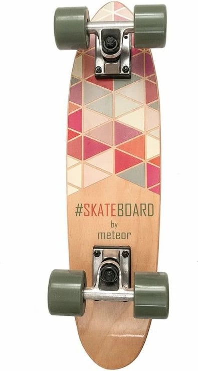 Skateboard për fëmijë Meteor, ngjyrë e zezë