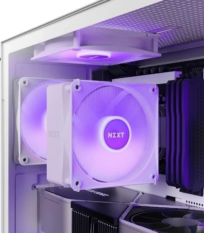 Kasë NZXT H5 Flow RGB, Midi Tower, e bardhë