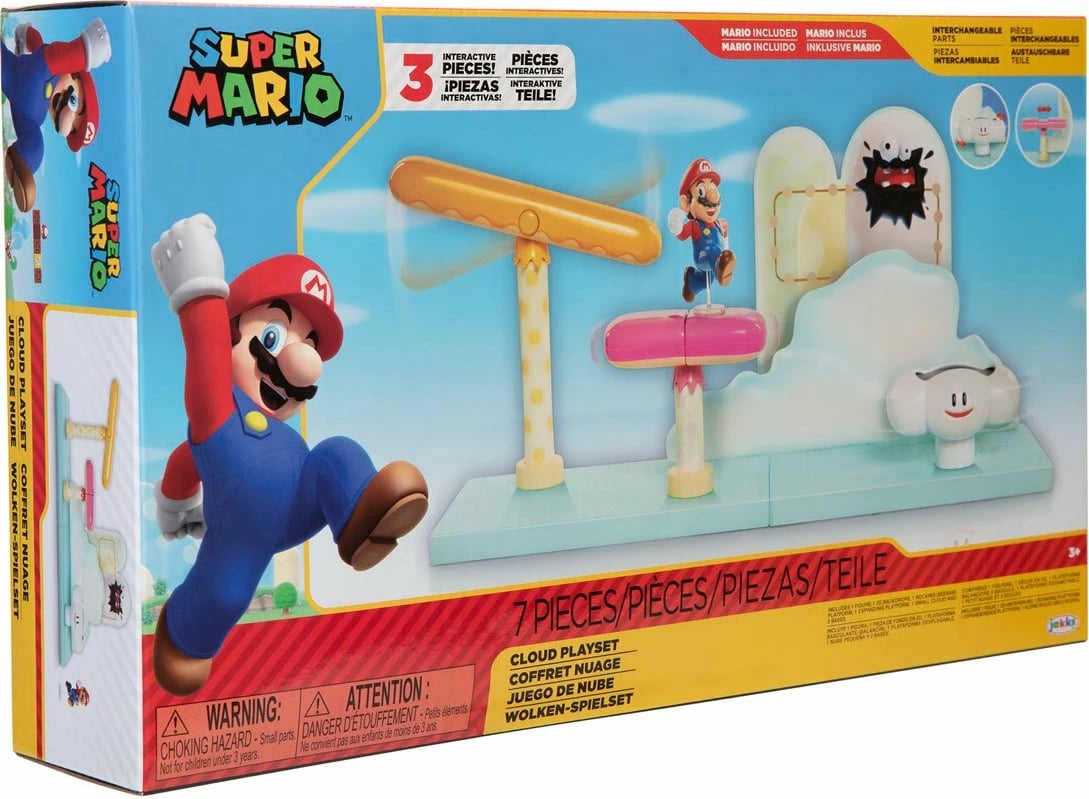 Super Mario - Cloud Playset and Mario Figure