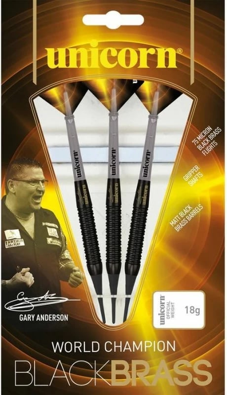 Shigjeta për darts Unicorn, Gary Anderson, të zeza dhe të arta