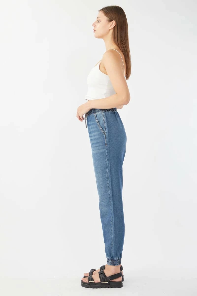 Pantallona sportive për femra Banny Jeans, blu të errët