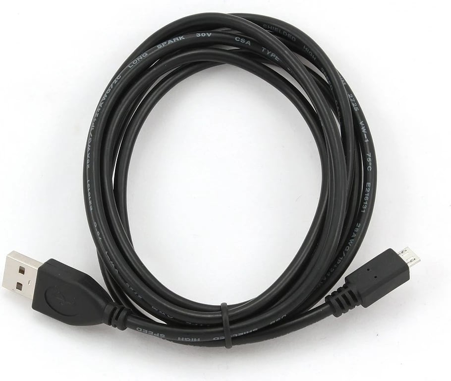 Kabllo Gembird CCP-MUSB2-AMBM, Micro-USB B, USB A, e zezë