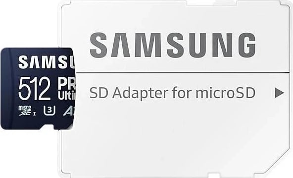 Kartë memorie microSDXC, Samsung Ultimate, UHS-I U3, 512GB 