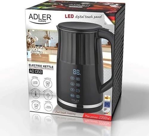 Çajnik elektrik Adler AD 1350, 1.7L, LED, i zi