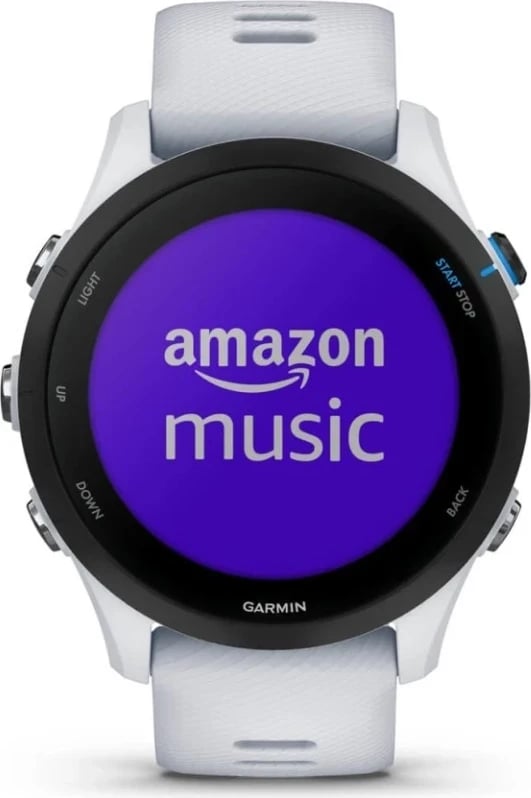 Smartwatch Garmin Forerunner 255 Music, 45mm, GPS, e bardhë 