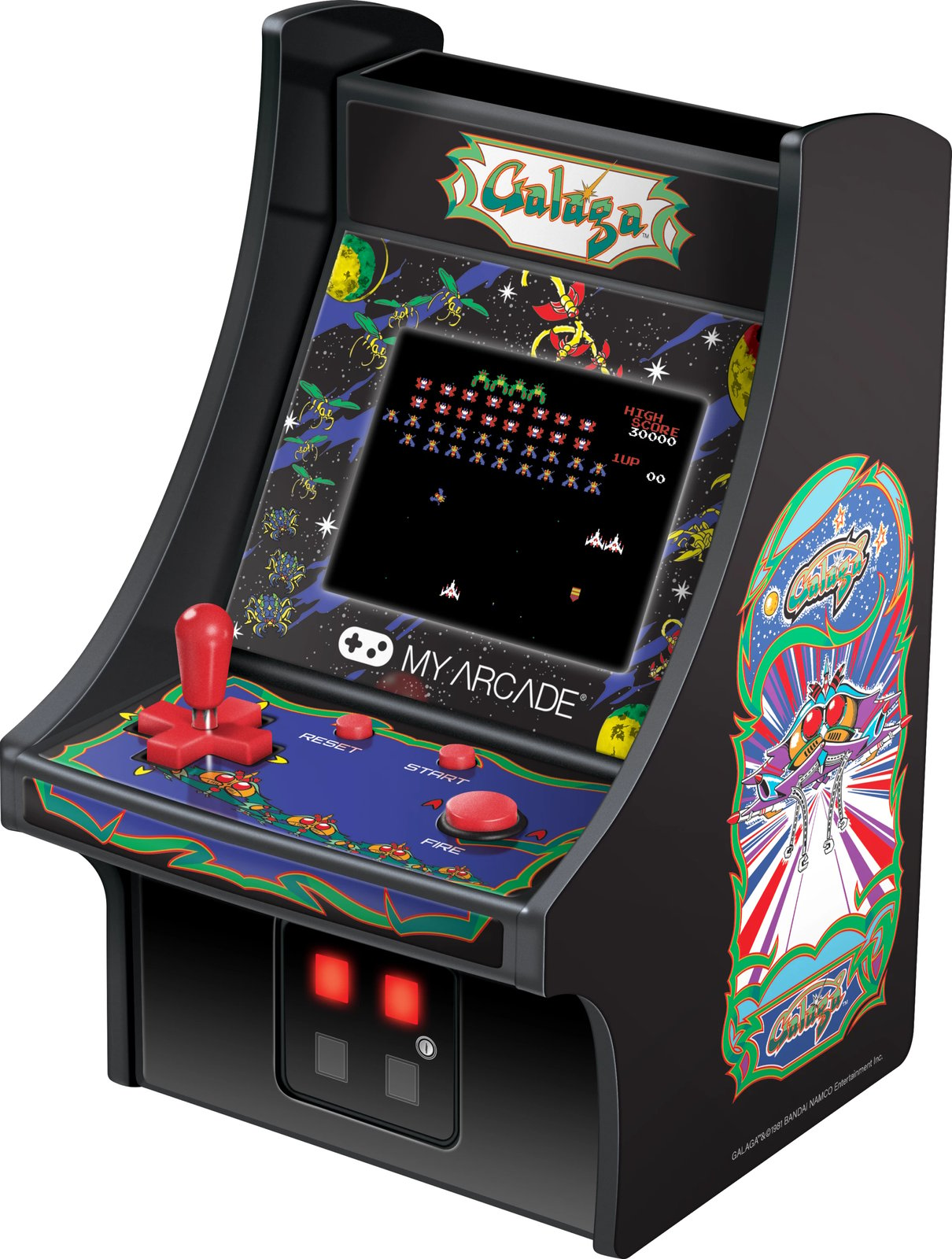 Paisje portative lojërash Galaga, My Arcade Micro Player, 6.75"