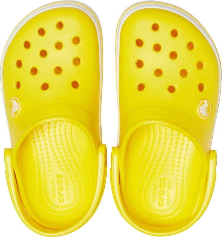 Sandale për fëmijë CROCS CROCBAND CLOG K, të verdha