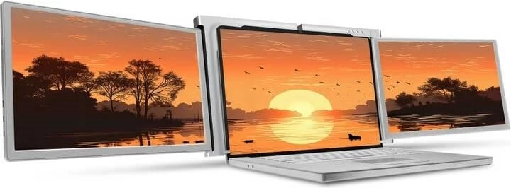 Monitor portativ MISURA 3M1303S1 Dual 13.3", Full HD, Argjendtë