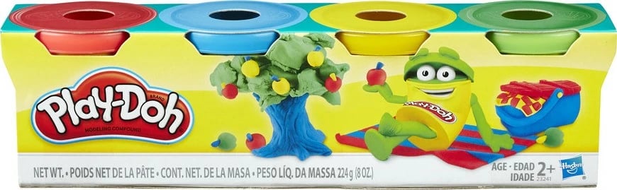 Plastelinë Play-Doh, 4 copë