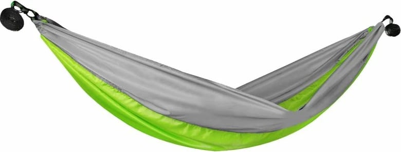 Hammock turistik Spokey Air Rocker, ultralight, për meshkuj dhe femra, jeshil dhe gri