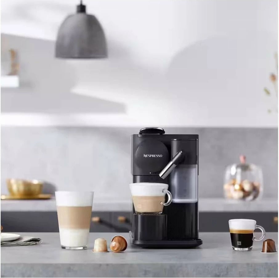 Aparat kafeje DeLonghi Nespresso Lattissima One EN 510.B, i zi