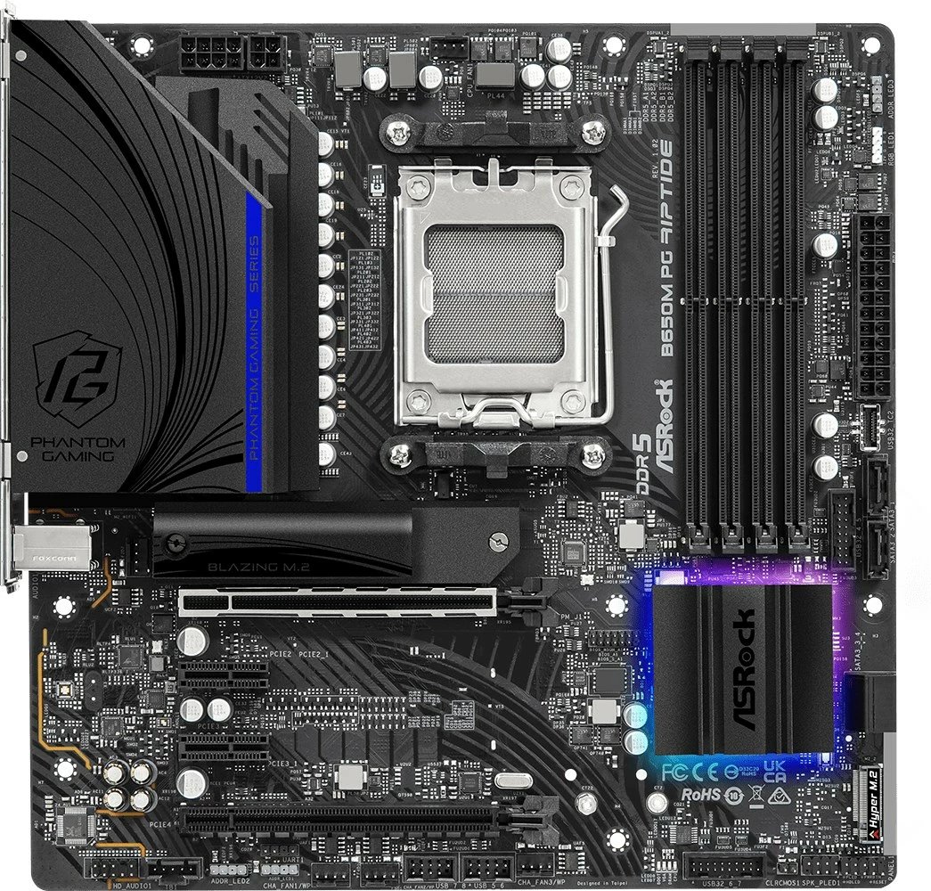 Pllakë amë Asrock B650M PG Riptide AMD B650 , micro ATX