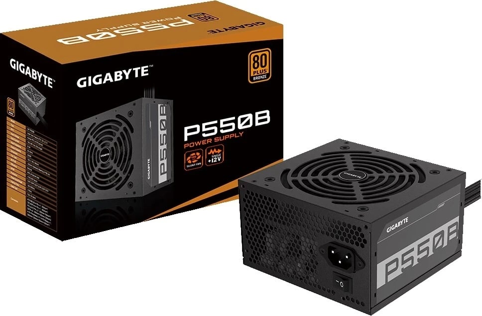 Burim energjie Gigabyte GP-P550B, 550W, 80 Plus Bronze