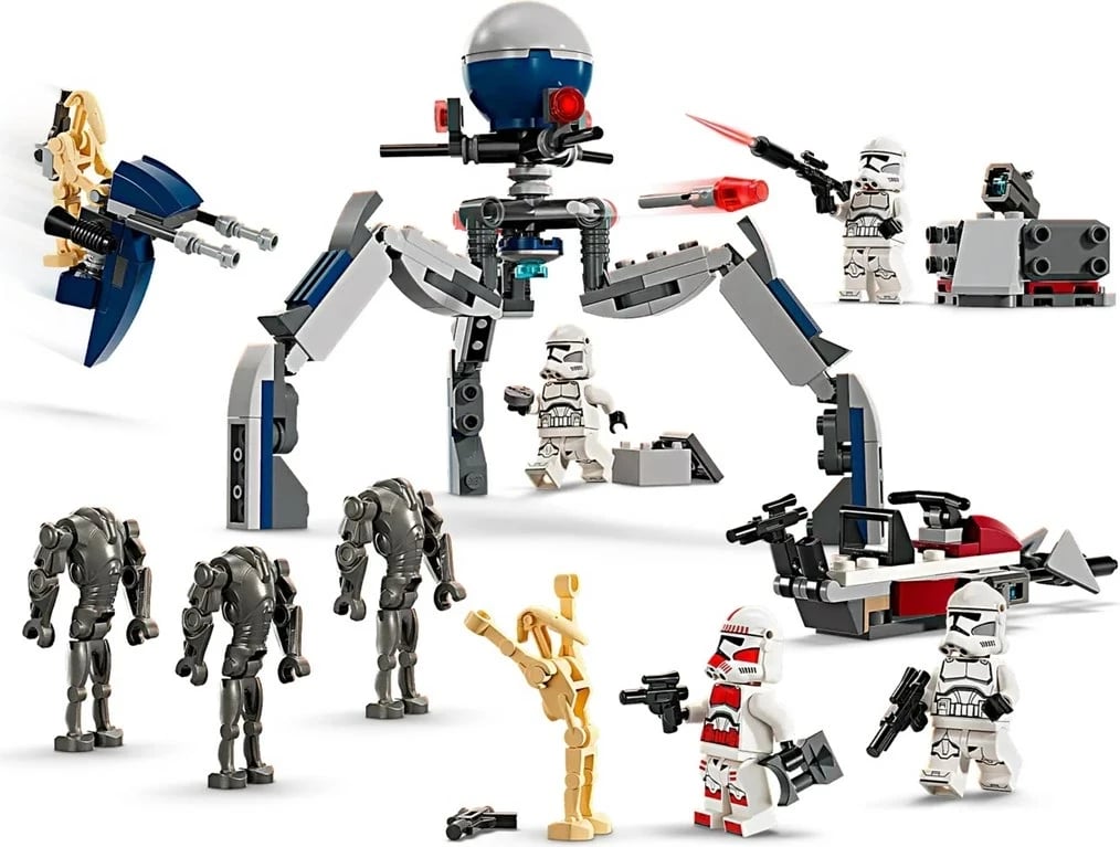 Set Lego Star Wars 75372 Clone Trooper & Battle Droid Battle Pack