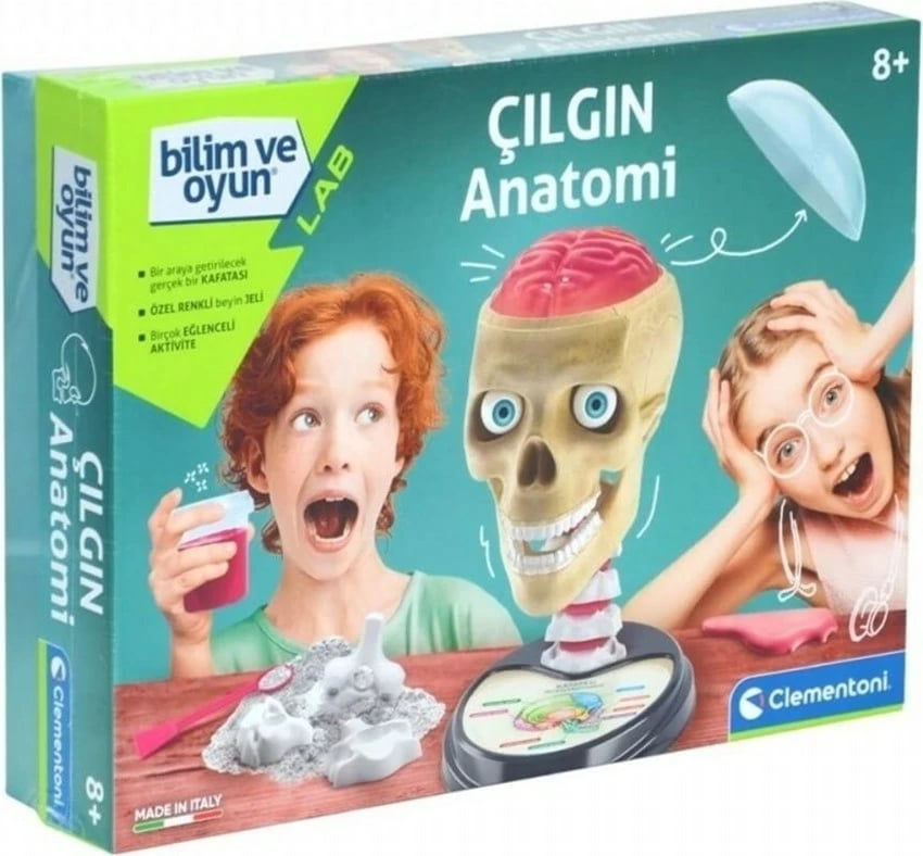 Lojë edukative Clementoni Crazy Anatomy për vajza, 7+