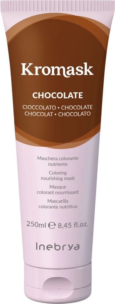 Maskë me ngjyr për flokë , Inebrya Kromask , Chocolate , 250 ml