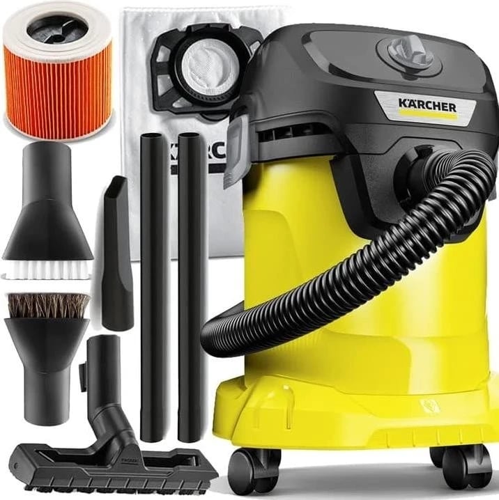 Pastrues Industriale Karcher K WD3 V-17/4/20, 1400W, i zi-verdhë