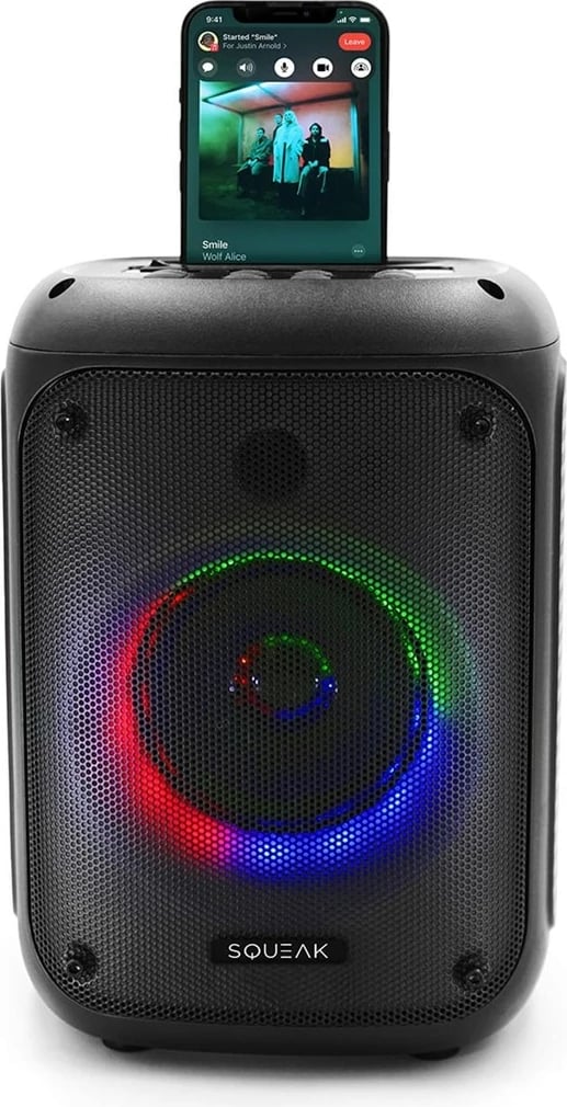 Karaoke speaker SQUEAK BEATFLOW BT 5.0 + EDR SQ1005, e zezë