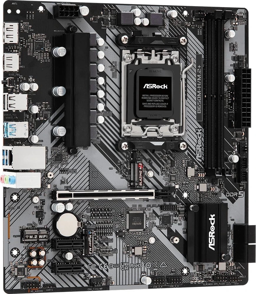 Pllakë amë ASRock B650M-H/M.2+, micro ATX