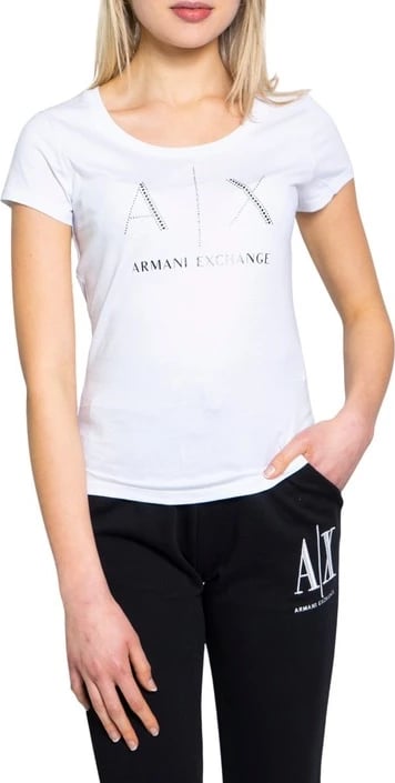 Maicë për femra Armani Exchange, e bardhë