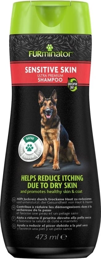 FURminator Sensitive Skin Ultra Premium - shampoo for dogs - 473ml