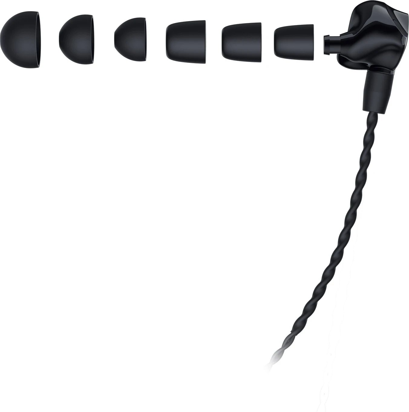 Kufje Razer Moray, in-ear, të zeza