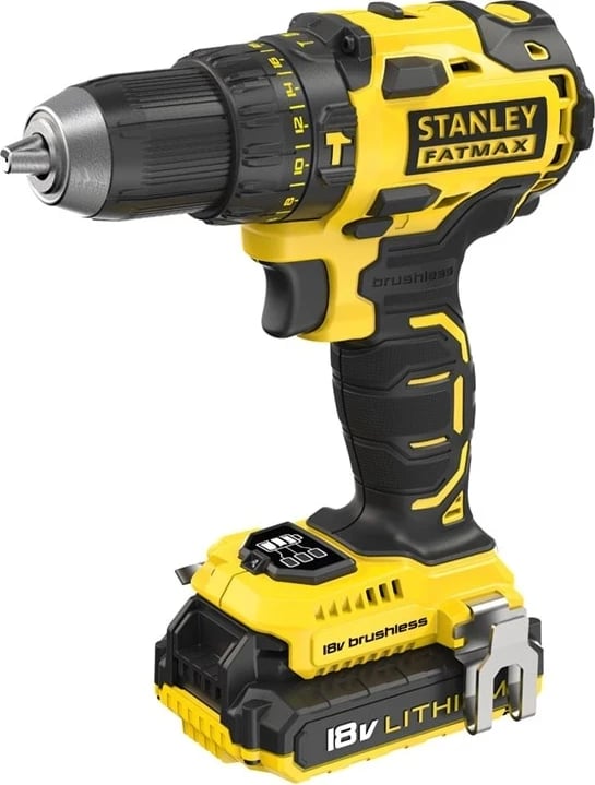 Bormë pa tel Stanley FMC627D2-QW, 1800 RPM, pa çelës, Zi dhe E verdhë