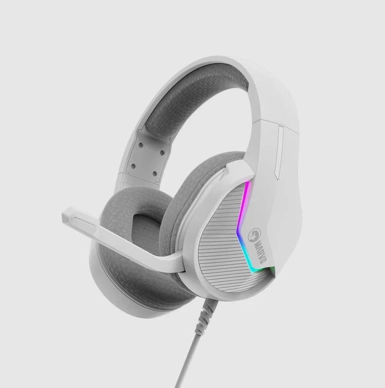 Kufje MARVO H8618 WH Wired Headset, të bardha