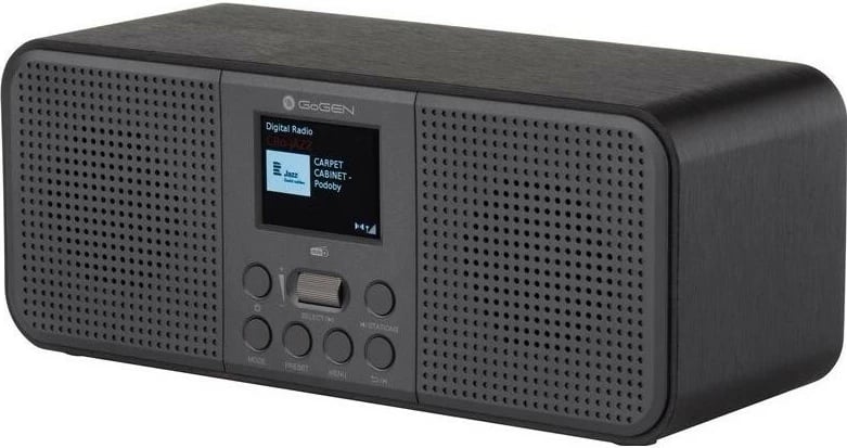 Radio GoGEN DAB 800 BTC, Bluetooth, DAB+, e zezë