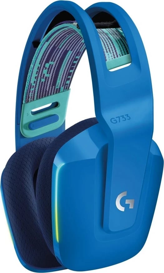 Kufje Logitech G733 Lightspeed, pa tela, blu