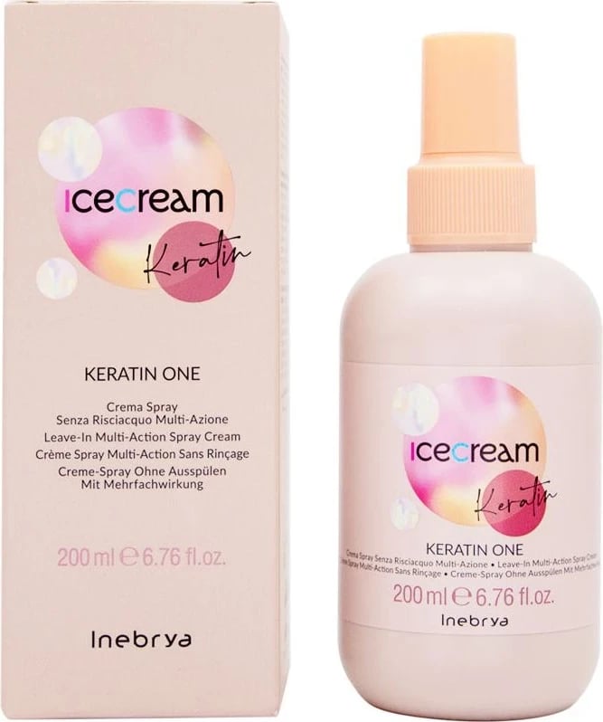 Sprej për flokë Inebrya Keratin One Multi-action 15në1, 200 ml