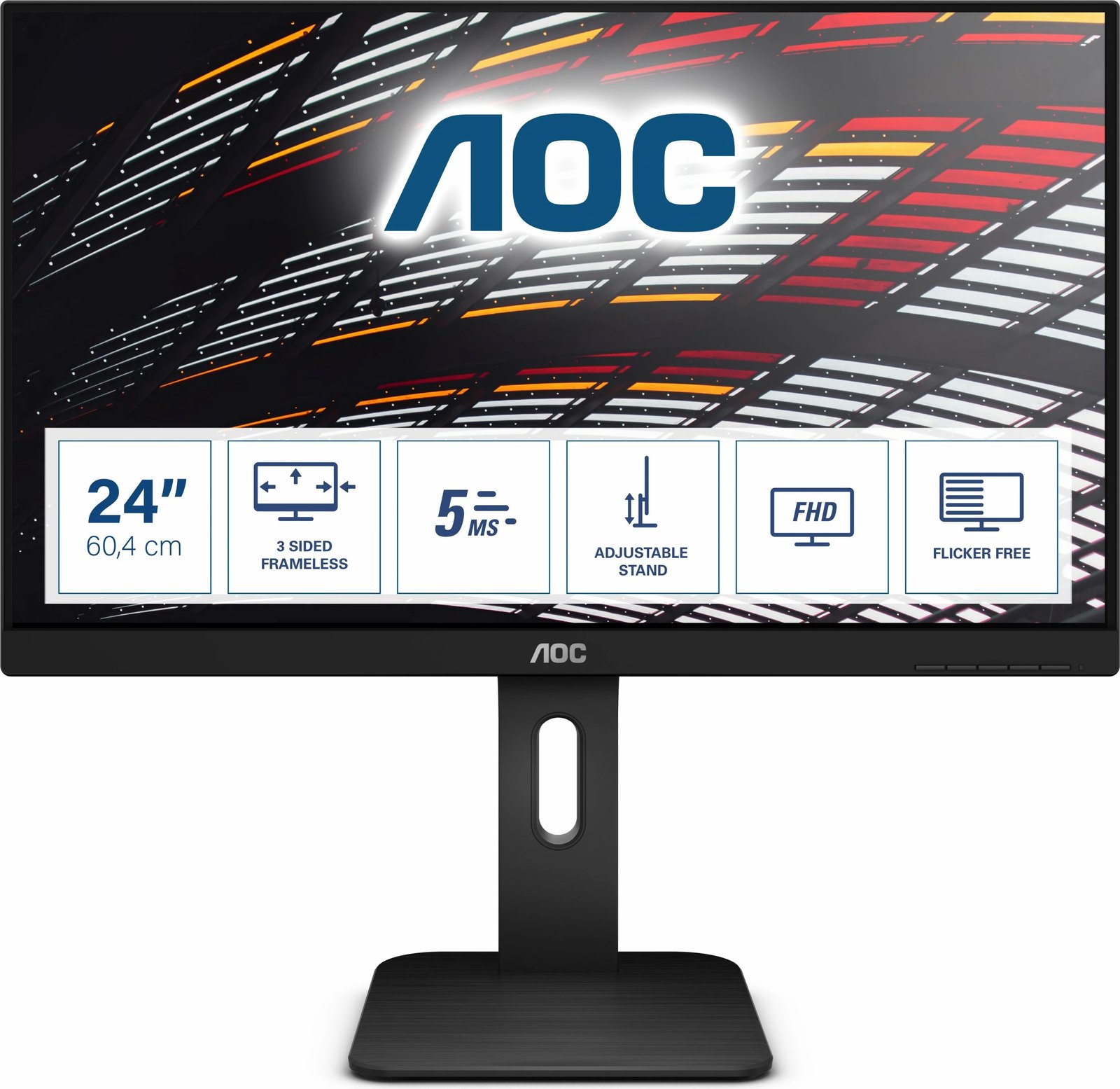 Monitor AOC P1 24P1, 23.8", Full HD, LED, i zi