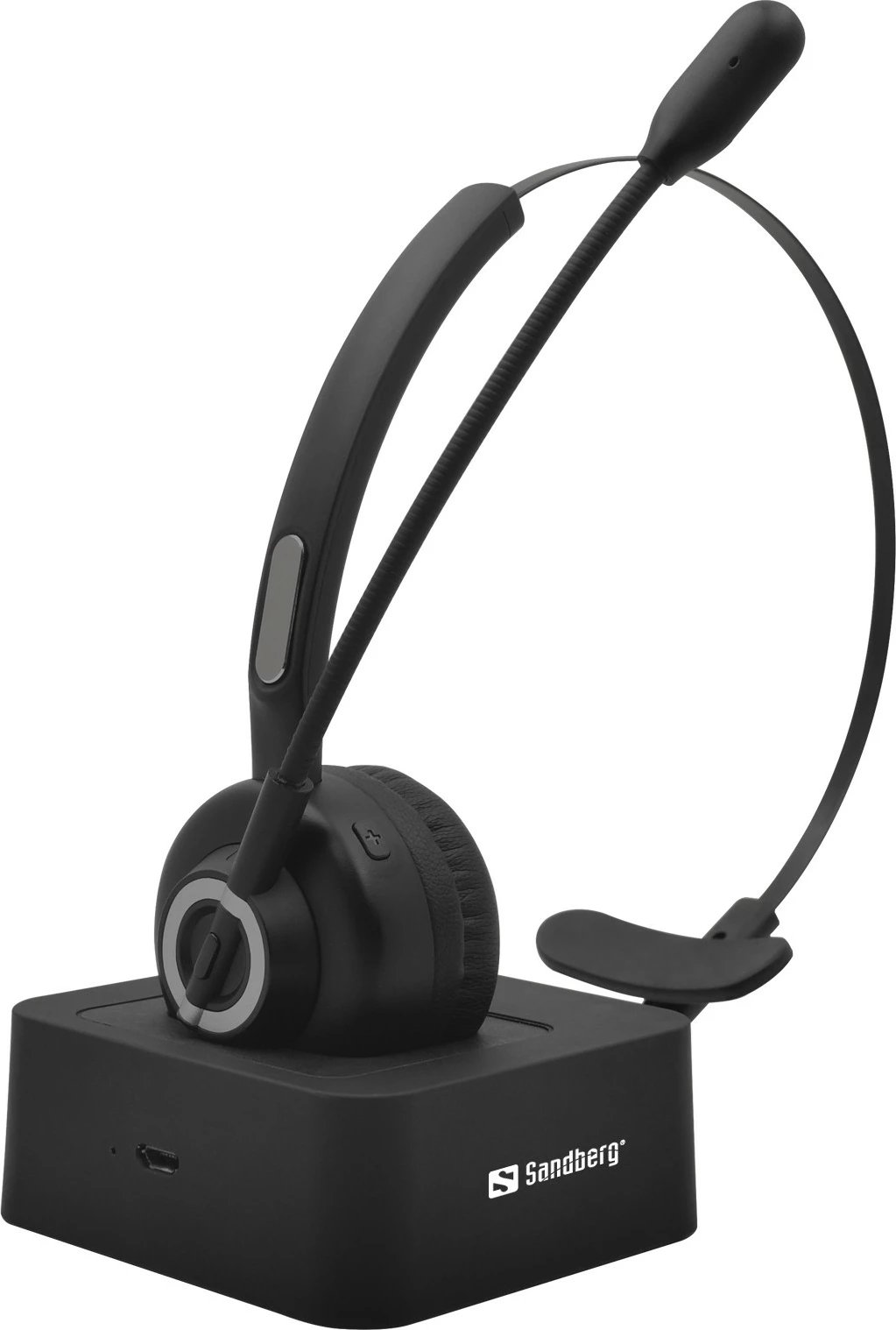 Headset pa tela Sandberg Wireless Office Headset Pro, Office/Call center, i zi