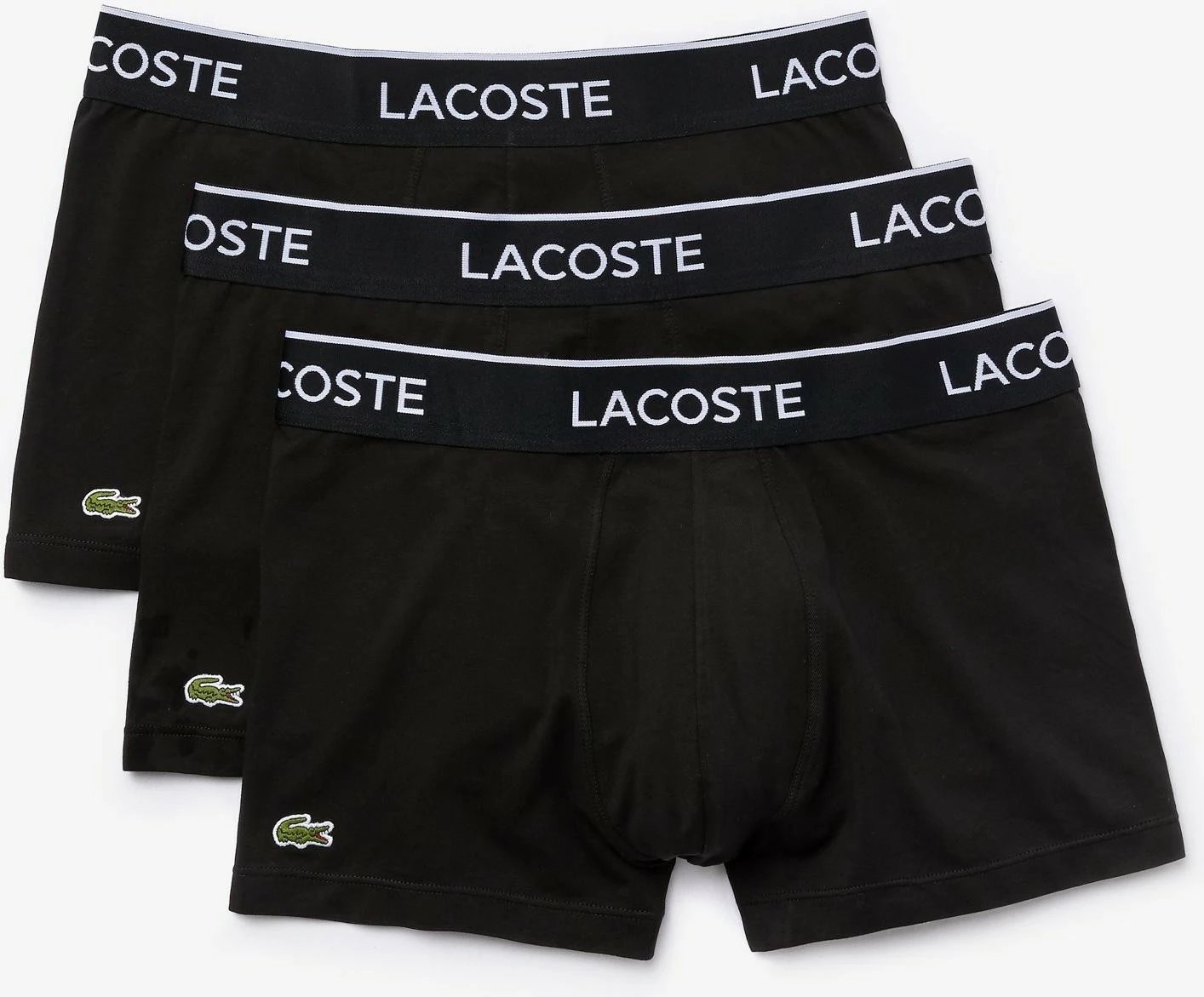 Të brendshme për meshkuj Lacoste 5H3389-031, 3 copë, të zeza