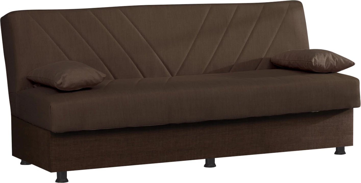 Sofa shtrat treshe, ANDRE FH3271.02, ngjyrë kafe, 193x82x81H cm.