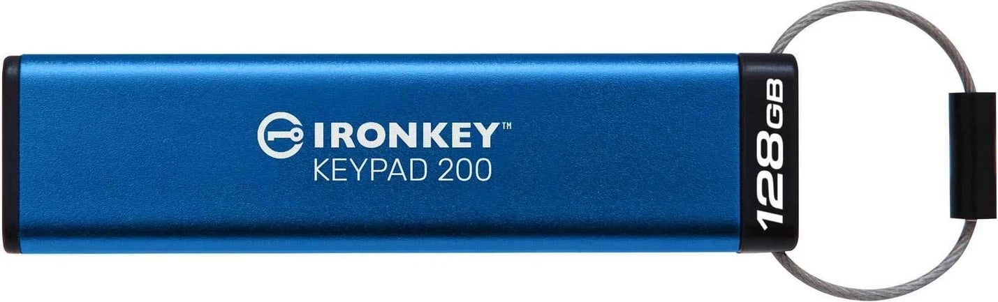 USB Kingston IronKey, USB 3.0, 128GB, e kaltër 