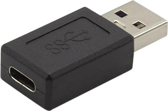 Adapter i-tec USB-A në USB-C, 10 Gbps, ngjyrë e zezë