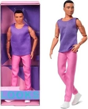 Kukull Ken Barbie Looks, HJW84 97081, Vjollcë