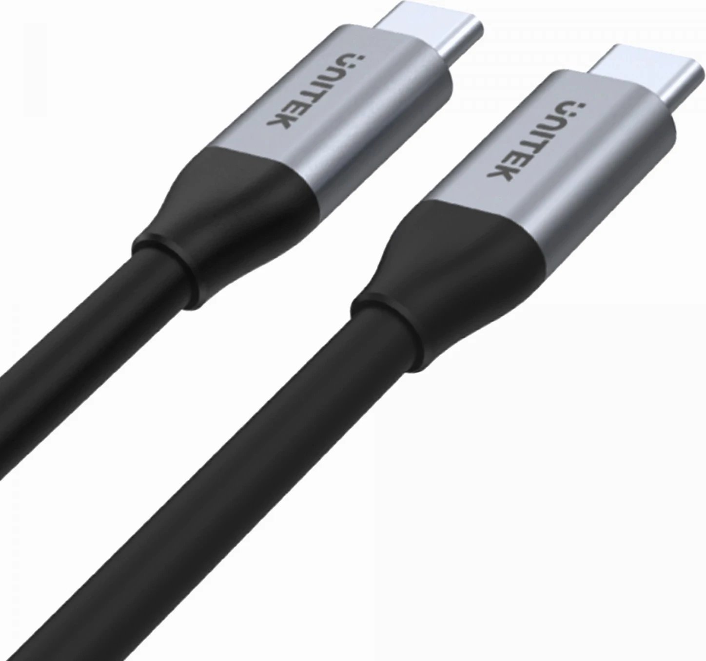 Kabllo Unitek USB-C në USB-C, 10Gbps, 4K 60Hz, 20V/5A, e zezë