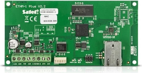 Modul Kontrolli Satel ETHM-1 Plus, ngjyrë jeshile