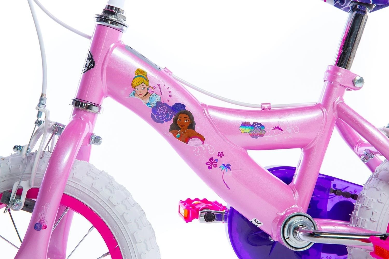 Biçikletë për fëmijë, HUFFY 22491W Disney Princess, 12 inç, Rozë